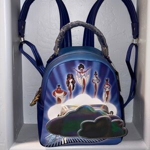 Hercules Muses Loungefly Backpack with Detachable Cloud Crossbody